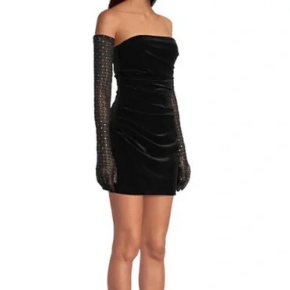 MISHA Black Strapless Dress (sz 12)